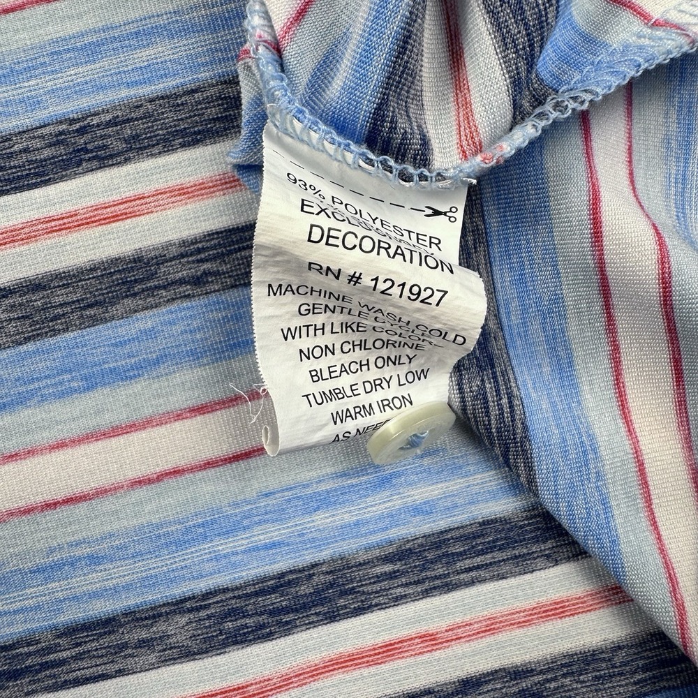 Johnnie-O McKinley Striped Golf Polo Men XL Short Sleeve Stretch Performance - Picture 8 of 10